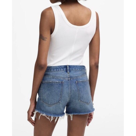 Madewell Pants - MADEWELL Women’s The Brynn Short Burleson Wash Blue Jean Denim Sz 28 BNWT